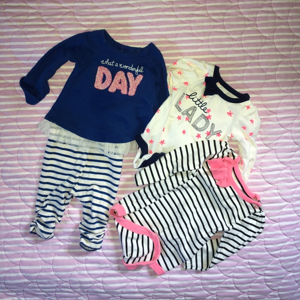 Cat & Jack baby girl bundle