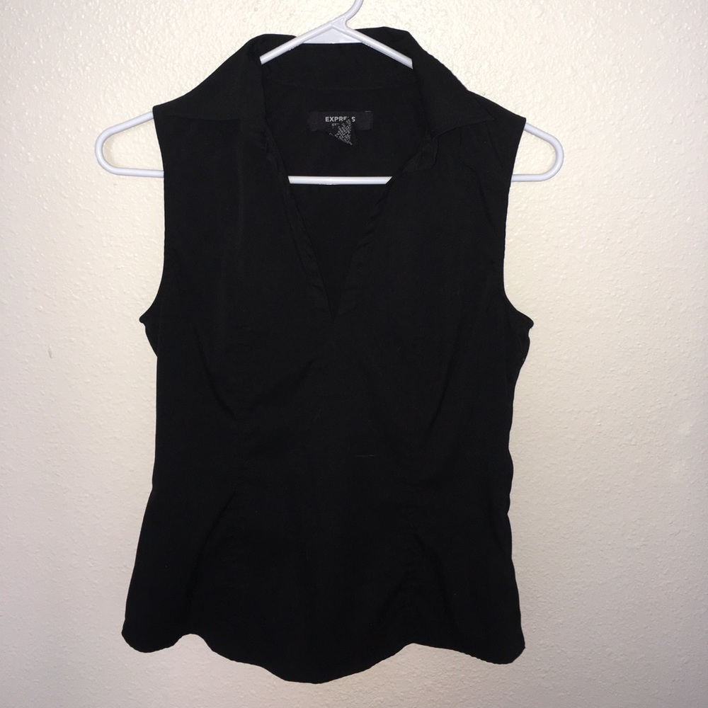 Express black dress tank
