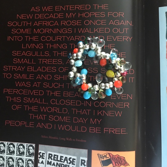 Multi Colored Bead Stretch Bracelet, PLEASE BUNDLE - Picture 2 of 6