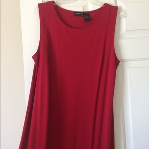 Liz Claiborne red jersey dress