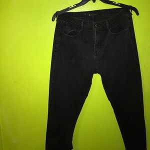 Black high waist Levi's