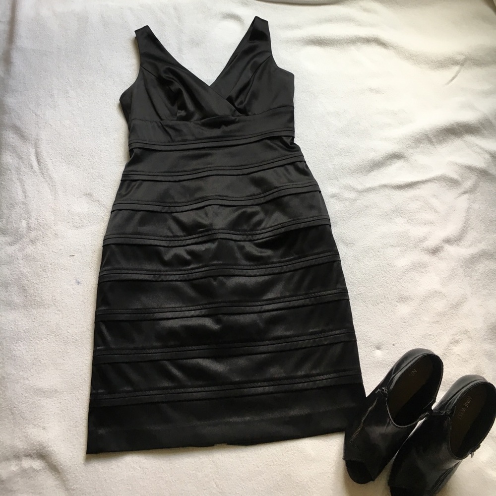 Black cocktail dress