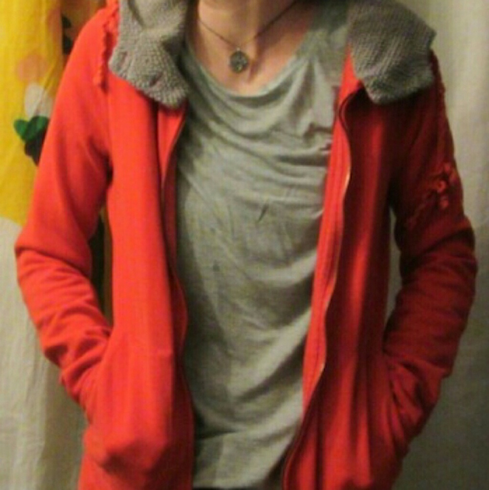 SALE! Orange/red sweatshirt