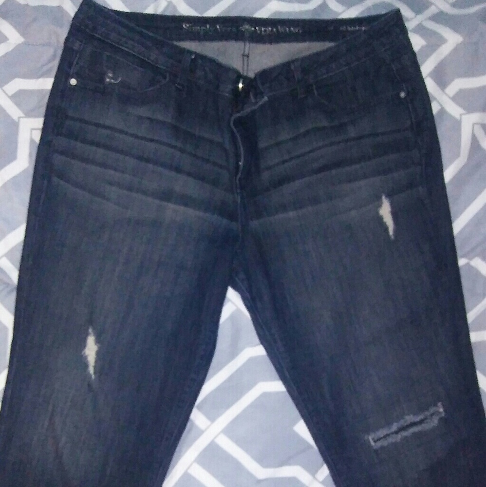 Simply Vera Wang boyfriend jeans