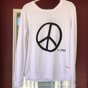 Peace Love World Oversized Comfy Top