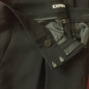 High waisted skinny black dress pants