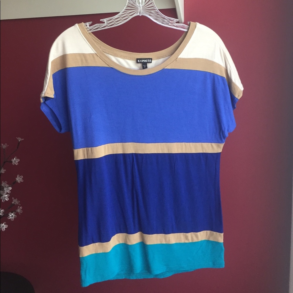 Express - striped tee