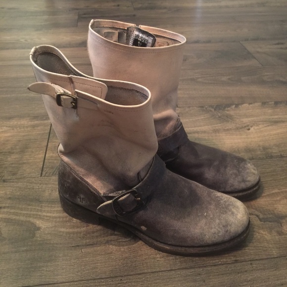 Frye Shoes - Frye Veronica short ombré boots