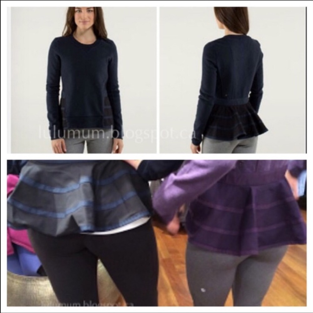 SALE !! Lululemon 2013 ruffled up pullover