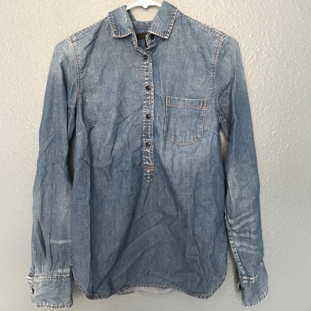 J Crew Denim Top