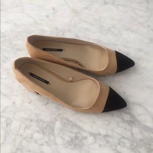 Zara Two-toned Block Heel