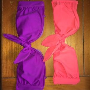 Strapless Bikini Tops VS size Large