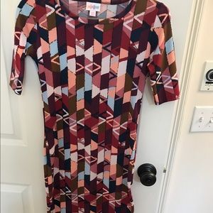 XXS LuLaRoe Julia dress