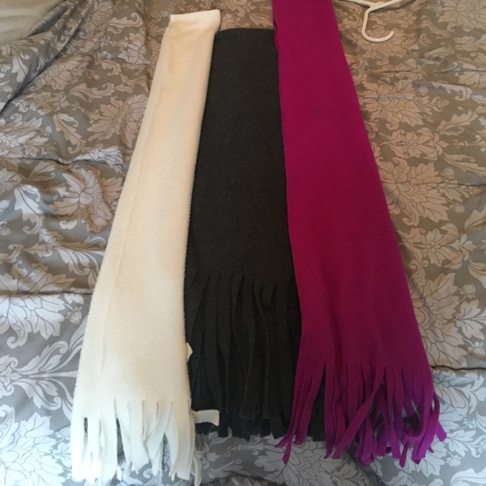 3 scarves