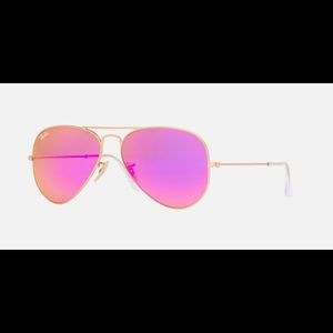 Ray Ban Aviator Pink Mirror