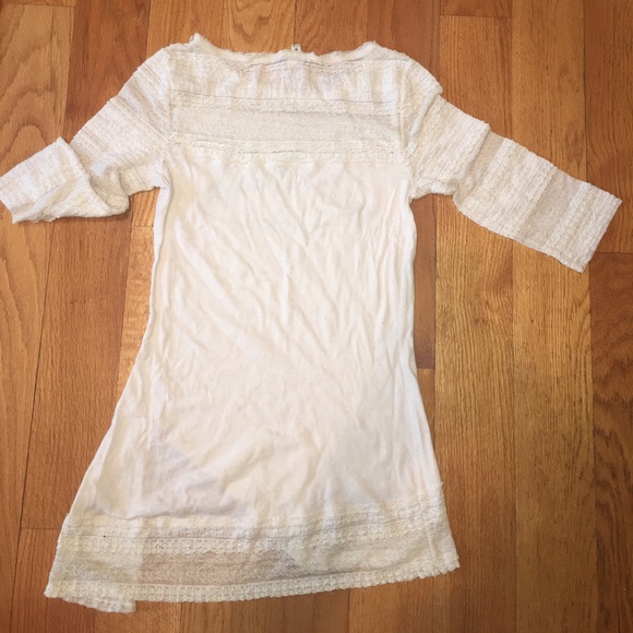 Free People Tops - Free People lace band message tee SALE Free People Tops - Free People lace band message tee SALE