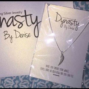 Silver Wing Pendant Necklace