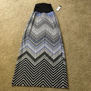 Long multi color maxi size small