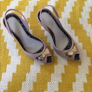 Melissa peep toe heel