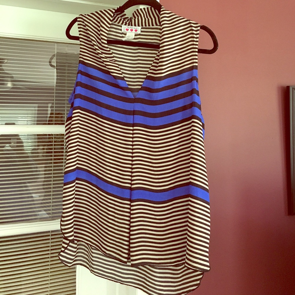 WORN ONCE striped top!