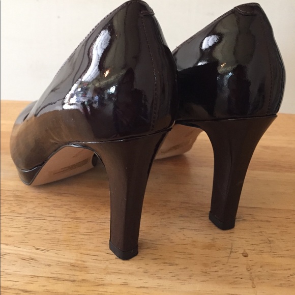 Burgundy Patent Heels - Picture 2 of 2