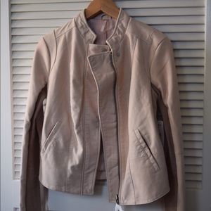 Free People Faux-Leather Moto Jacket - NEW