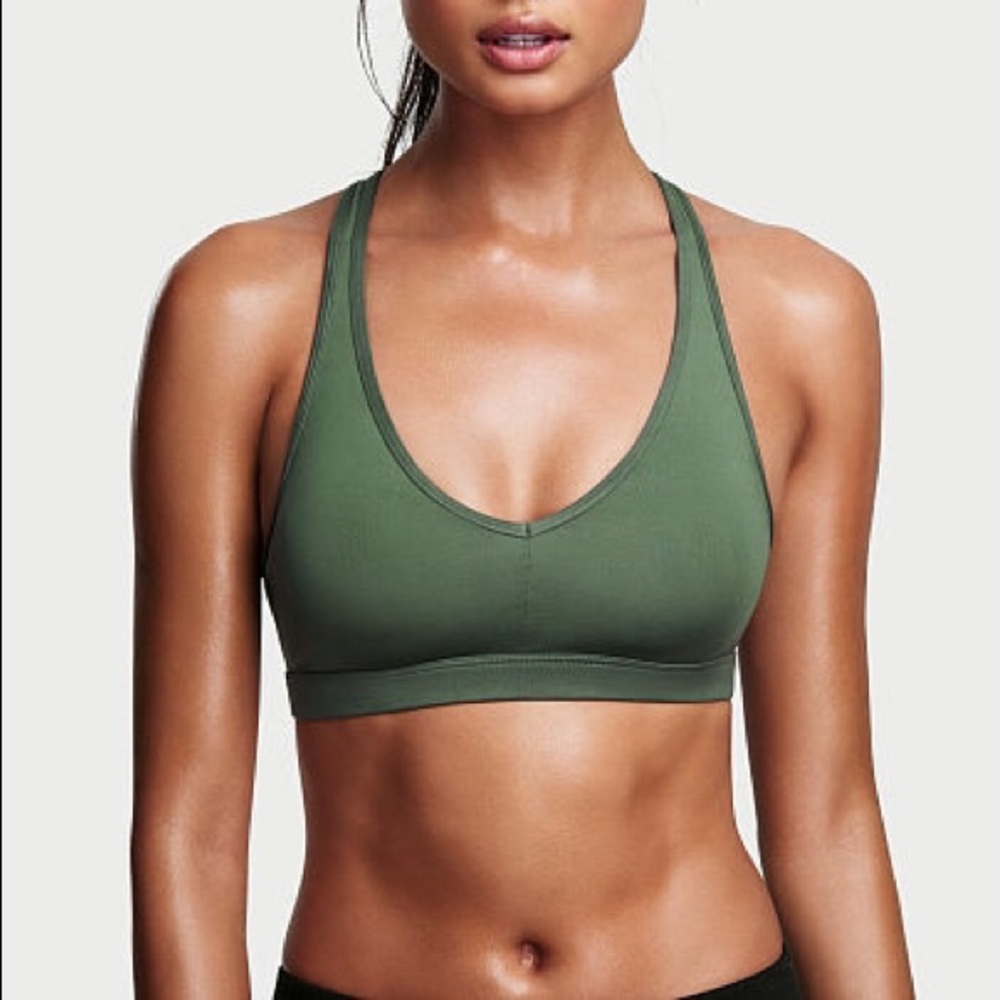 NWOT Victoria's Secret Cadette Green Sports Bra