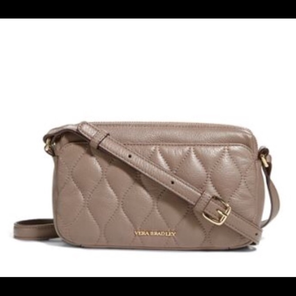 Vera Bradley Sydney Crossbody-Sycamore Taupe