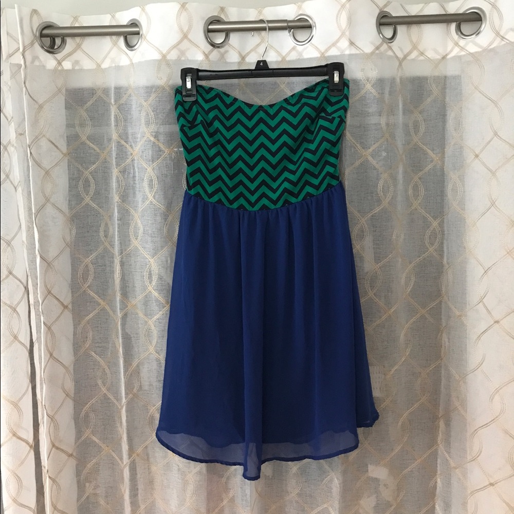 Blue / green dress