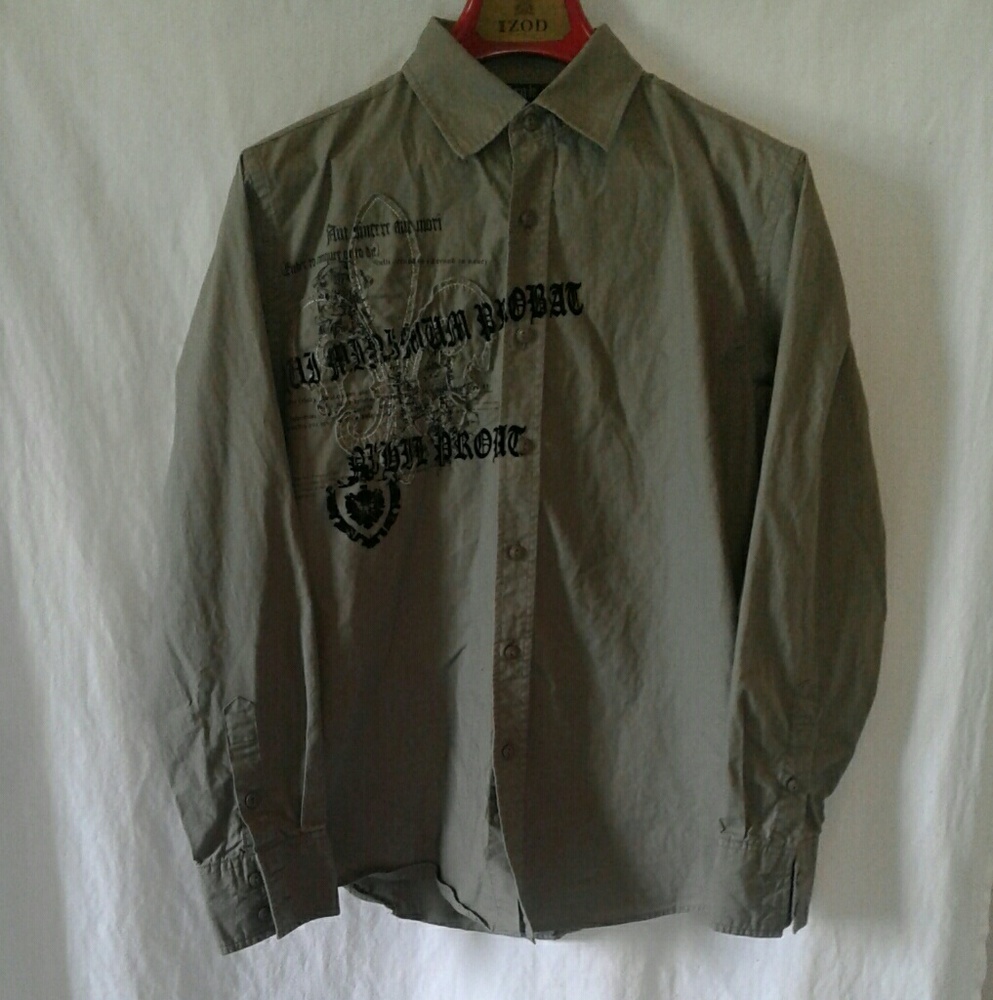Mens Attrak jeans button up shirt