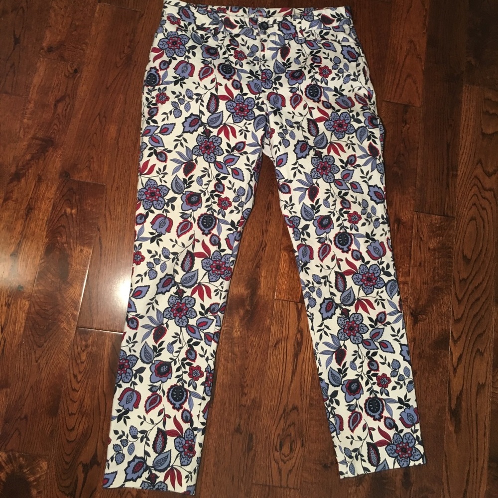 Gap Slim City Floral Jeans