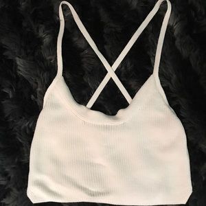 NWOT Wilfred knit crop tank. Cream color sz S.