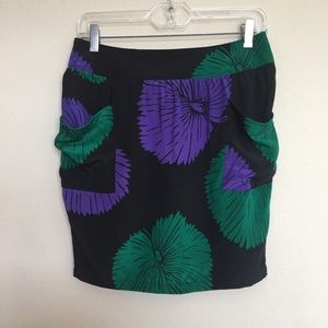 Silence & Noise 100% Silk Skirt Size: M