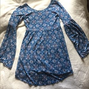 Patterned O'Neill Bell-sleeves Dress