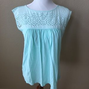 Darling Mint Green Lace Top