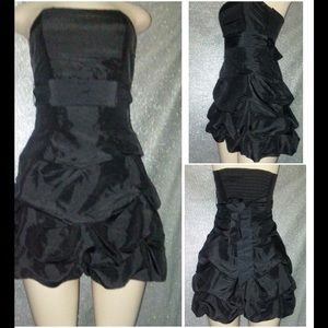 Forever 21 Black Ruffle Prom/Evening Dress
