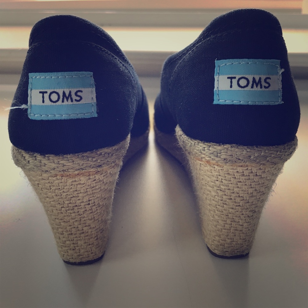 Toms Canvas wedge