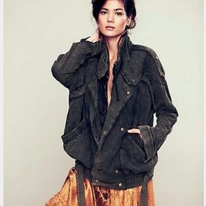 Sale! We the Free oversized fleece moto jacket