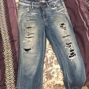 American Eagle Cropped High Waist Jeggings