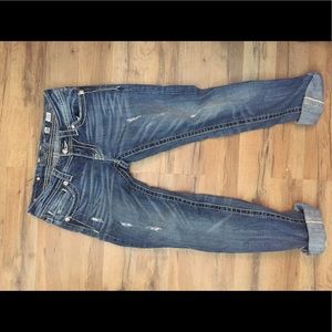 Miss Me wing bedazzled pockets