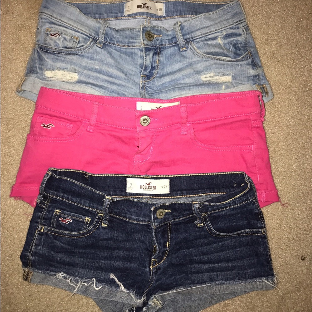 Pink Hollister shorts still available