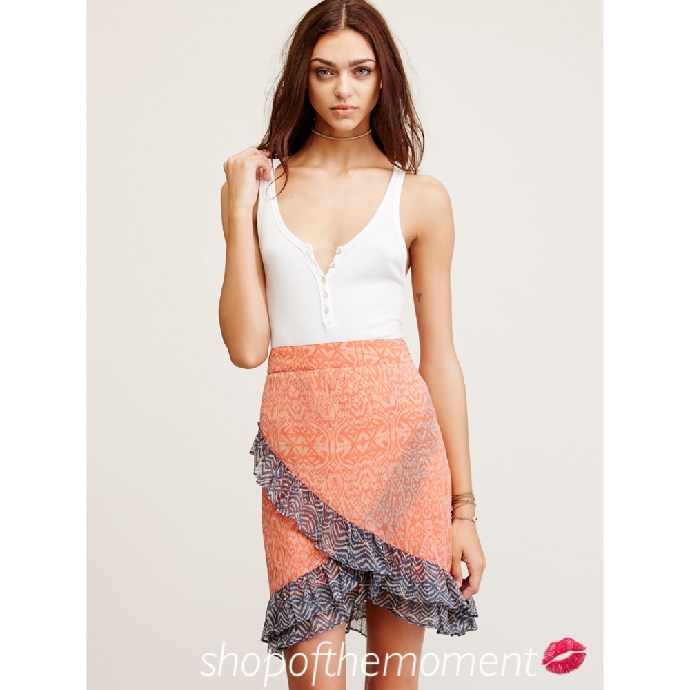 🔥🆕 last1⚡️Free People ♡ Around the World Skirt ♡ - Picture 2 of 8