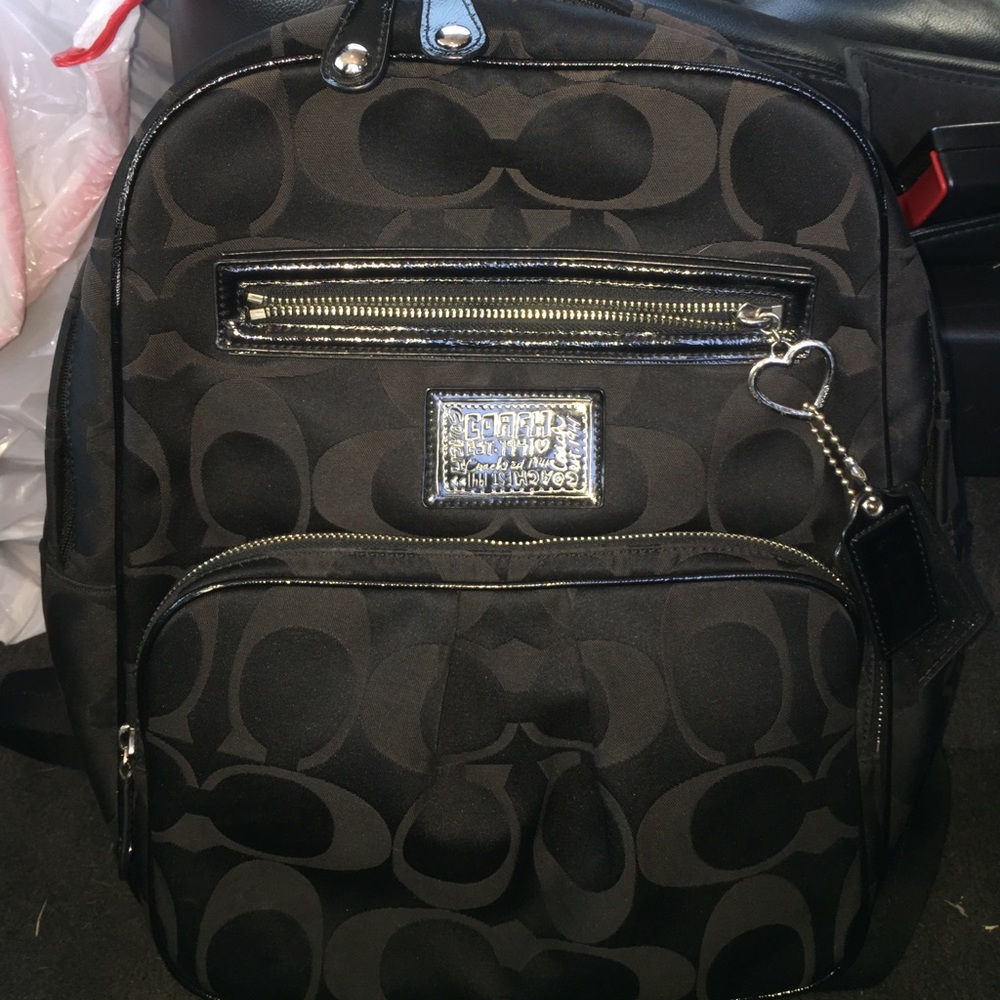 Authentic signature COACH backpack