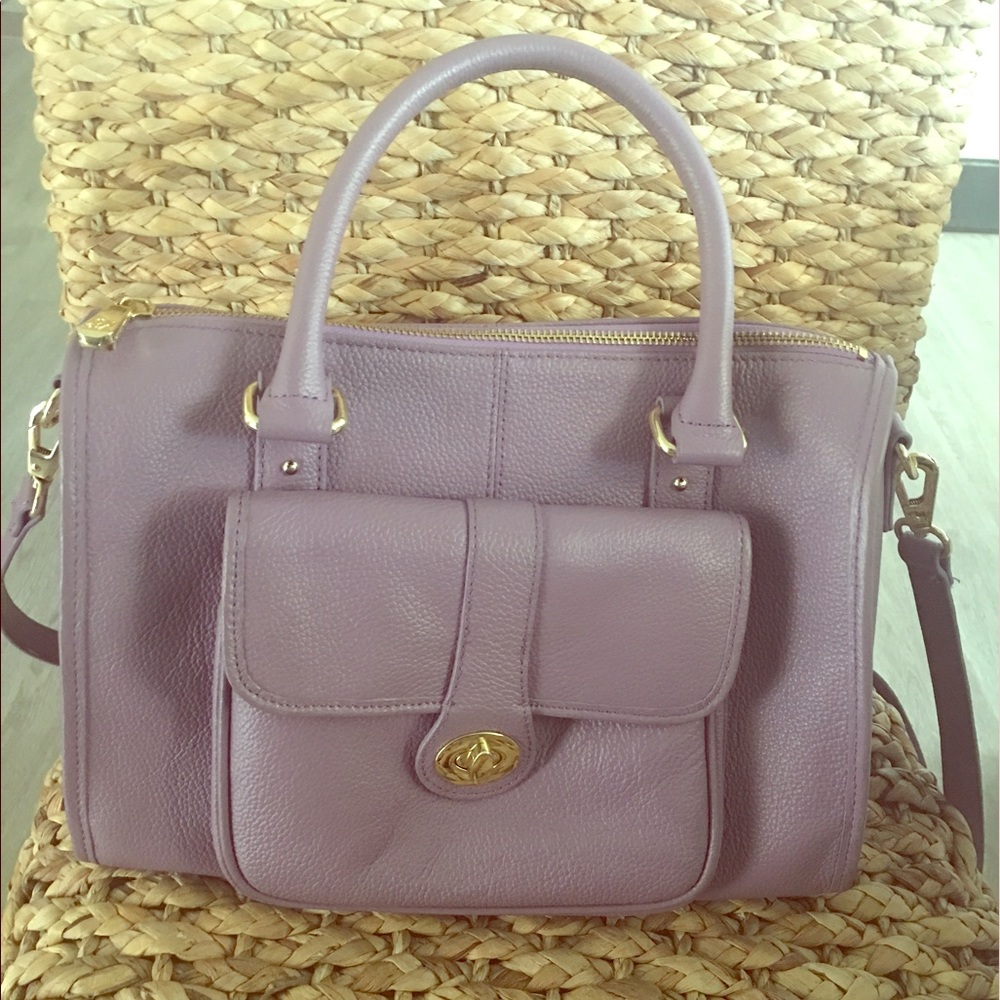 Lavender satchel