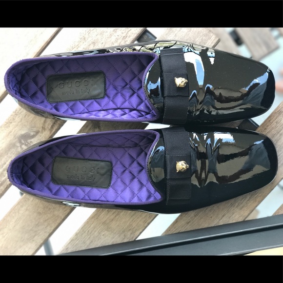 $890 Mens Red Gucci Leather Horse Bit Loafers Sz 11 G / 12  GUCCI- Men\'s Loafers