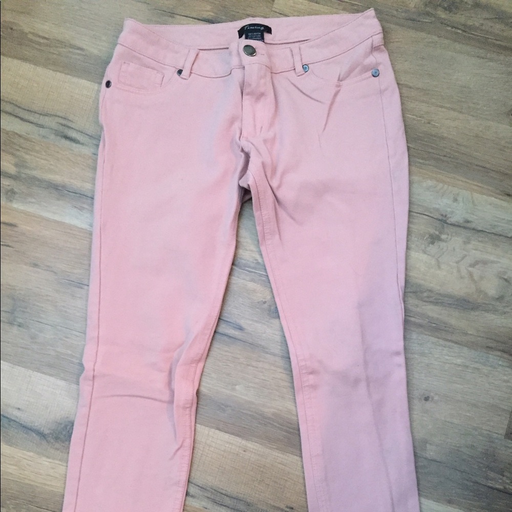 Pink stretchy Jeggings