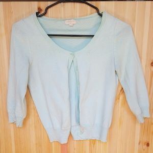 Aquamarine High Waist Cardigan