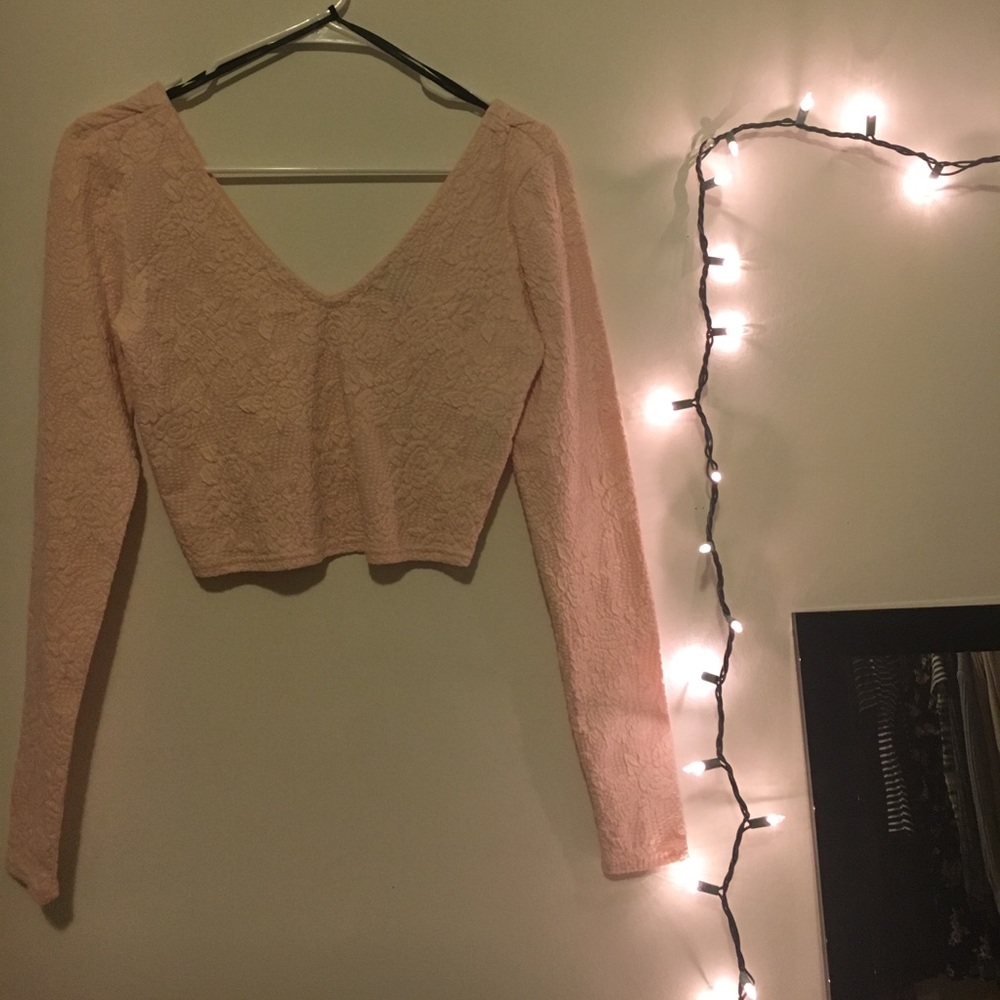 Pink Crop Top