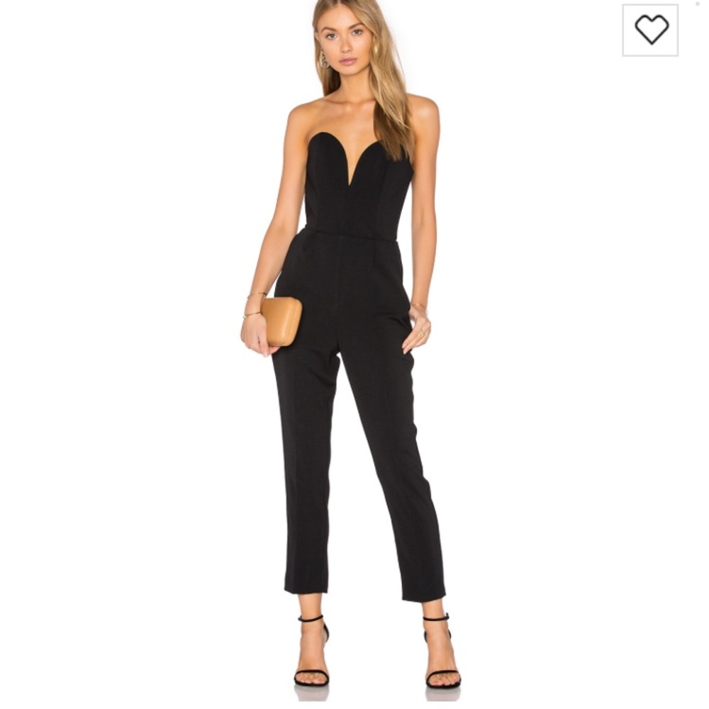 Black never worn Amanda Uprichard jumpsuit
