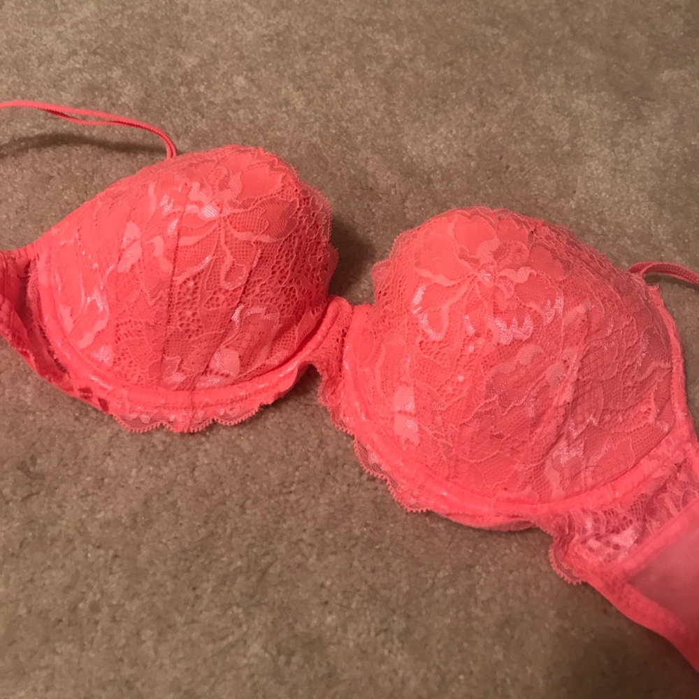 VS Pink Coral Bra 34D
